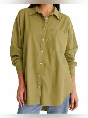 Anthropologie Maeve The Bennet Buttondown Shirt